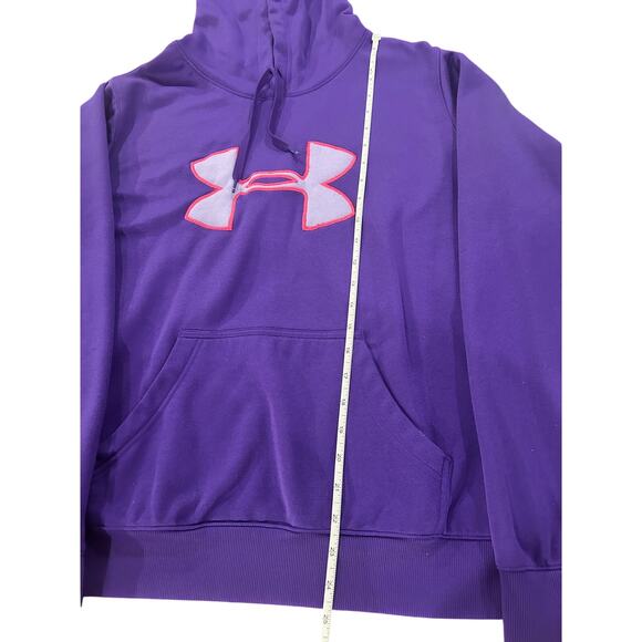 Under Armour Purple Hoodie! Size Medium - Picture 9 of 9